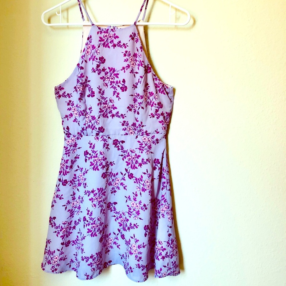 Lavender Skater Summer Dress